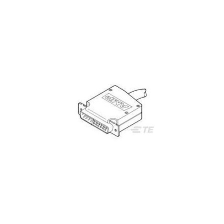 Te Connectivity Connector Accessory, 0.42In Min Cable Dia, Backshell, Thermoplastic 205718-1